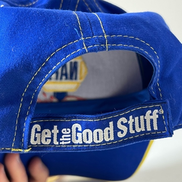 Brand New Old Stock NAPA Racing Blue and Yellow Cap NASCAR Racing Hat - Picture 7 of 7